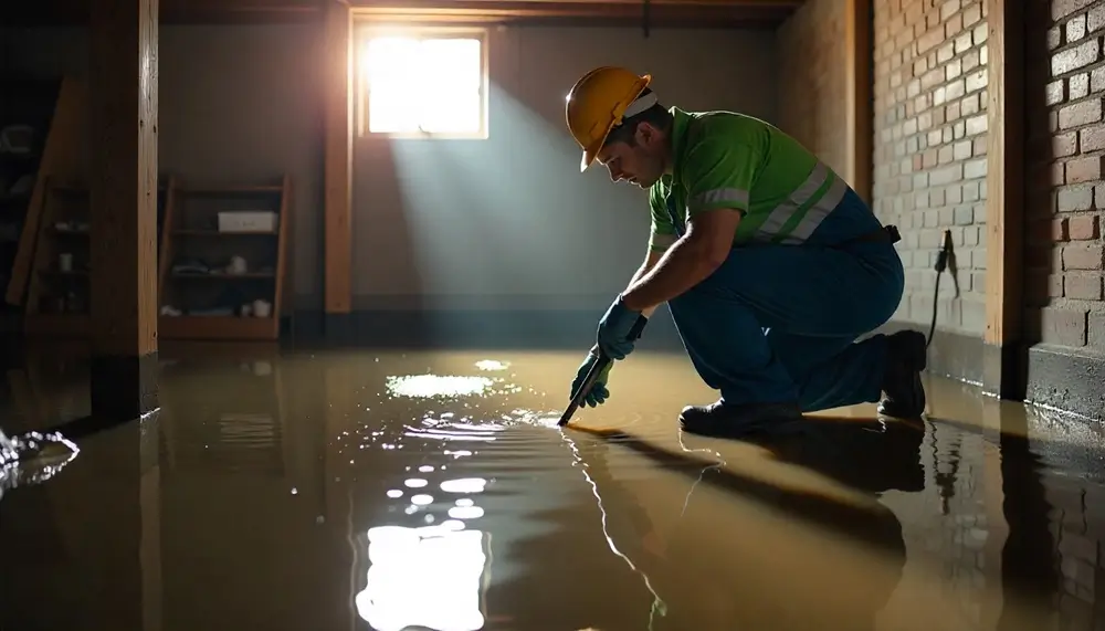 Professional water damage restoration services in Lomira, WI